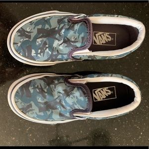 Boys Shark Design Vans
